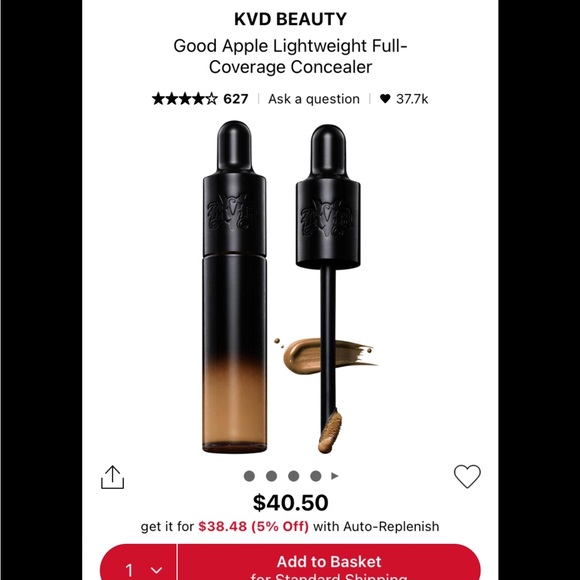 NEW! KVD GOOD APPLE Lightweight Full coverage Concealer - Picture 6 of 6